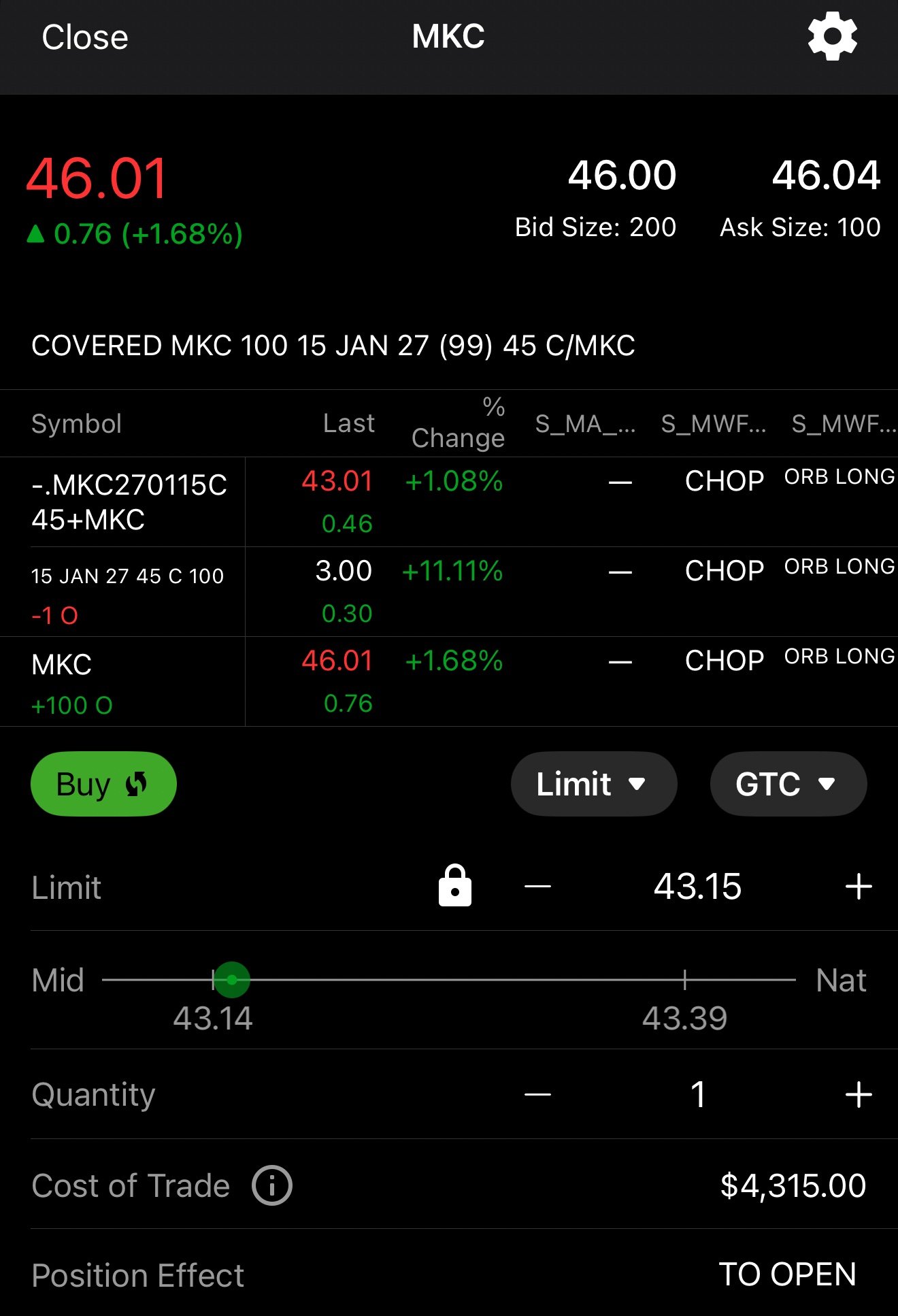MKC stock screen